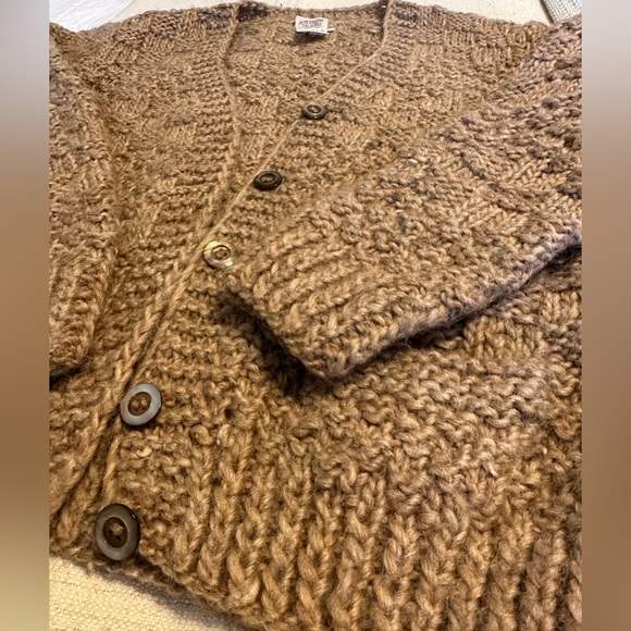 Vintage Ann Taylor Studio rabbit hair cardigan hand made - Picture 8 of 12